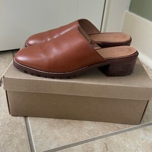 Madewell The Mindy Lugsole Mule in Leather